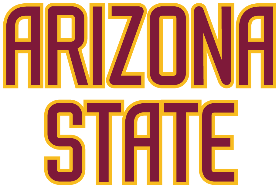 Arizona State Sun Devils 1996-2010 Wordmark Logo diy DTF decal sticker